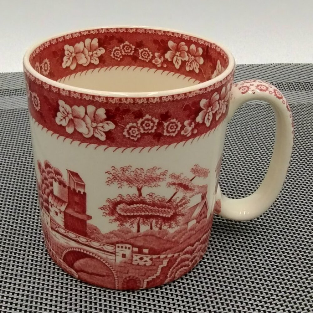 Vintage Spode Pink Tower Mug